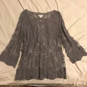 Embroided over shirt